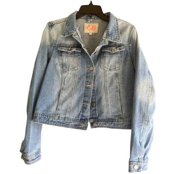 Gianni Bini “Babes Unite” Denim Jacket – Size Large - Picture 6 of 8